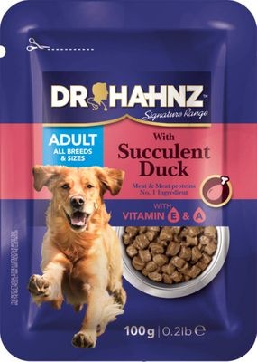 Photo of Dr Hahnz Dog Food Pouch with Succulent Duck