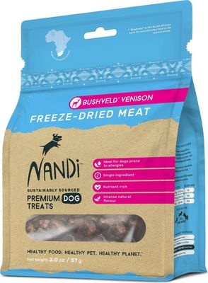 Photo of Nandi Freeze Dried Meat Dog Treats - Bushveld Venison