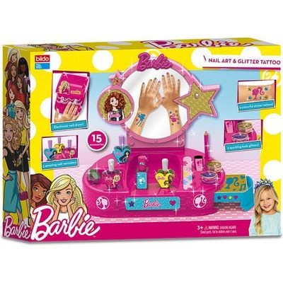 Photo of Barbie 2 in1 Vanity Studio - Shiny Nails and Unique Tatoos