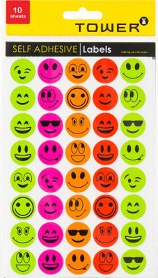 Photo of Tower Faces Stickers - Mixed Colours - 400 Stickers
