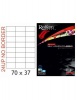 Redfern L24UPNB Multi-Purpose Inkjet-Laser Labels - 70mm x 37mm Photo