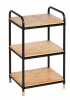 WENKO Loft 3-Tier Metal And Bamboo Shelving Unit Photo