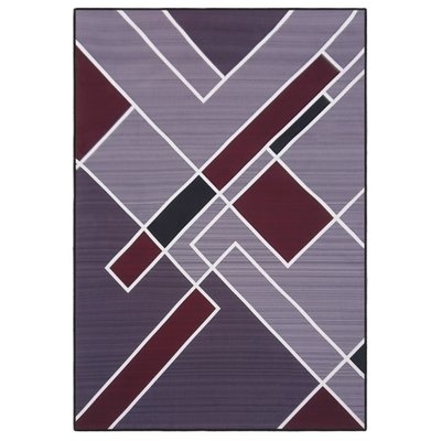 Photo of Carpet City Factory Shop Woodland Oblique Polyester Print Area Rug