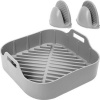Maisonware Silicone Air Fryer Pot and Oven Mits Photo
