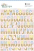 Rosies Studio Belleview Chipboard Alphabet Photo