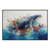 Fancy Artwork Canvas Wall Art :Dolphin Jumping Out of Water - Photo