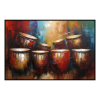 Fancy Artwork Canvas Wall Art :Melodies Djembe By Vibrant Serenades - Photo