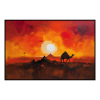 Fancy Artwork Canvas Wall Art :Fiery Reds Oranges Blend Together - Photo
