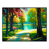 Fancy Artwork Canvas Wall Art :Walk in the Park - Photo