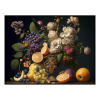 Fancy Artwork Canvas Wall Art :Fruit and Flower Basket - Photo