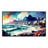 Fancy Artwork Canvas Wall Art :Cape Town Beachfront Abstract - Photo