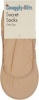 Glitzy Bitz Socks Secret Socks Nude Pack Of 2 Photo