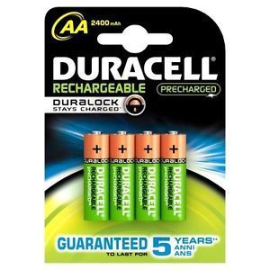 Photo of Duracell Rechargeable Precharged AA Batteries with Duralock