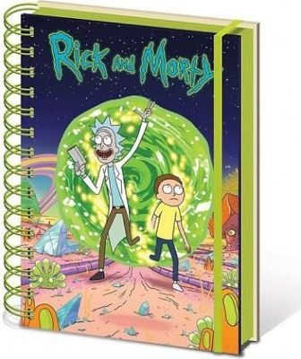Photo of Pyramid Publishing A5 Wiro Notebook: Rick & Morty