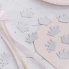 Ginger Ray Princess Perfection - Mini Glitter Silver Crown Table Party Confetti Photo