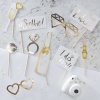 Ginger Ray I Do Crew - Gold Foiled Photo Booth Props Photo