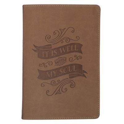 Photo of Christian Art Gifts Inc It Is Well With My Soul Brown Classic Journal