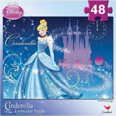 Photo of Cardinal Books Disney Princess Cinderella Lenticular Tower Puzzle