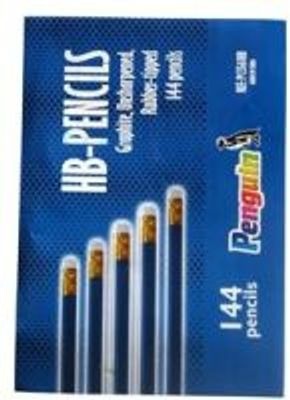 Photo of Penguin Books Penguin HB Graphite Pencils Rubber Tip Eraser