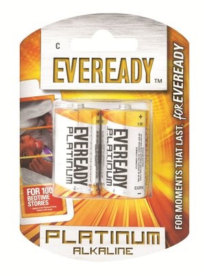 Photo of Eveready Press Eveready C Platinum Alkaline Batteries