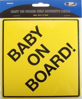 Photo of MOTOquip Baby On Board Sticker