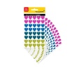 Tower Mixed Metallic Hearts Stickers Photo