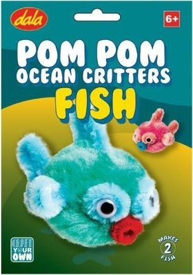 Photo of Dala Craft Your Own Kit Pom Pom Ocean Critters Fish