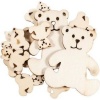 Dala Wooden Pieces - Assorted Teddy Bears Photo
