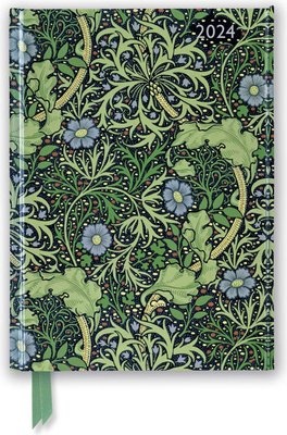 Photo of Flame Tree Publishing Co Ltd William Morris: Seaweed 2024 Luxury Diary - Page to View with Notes