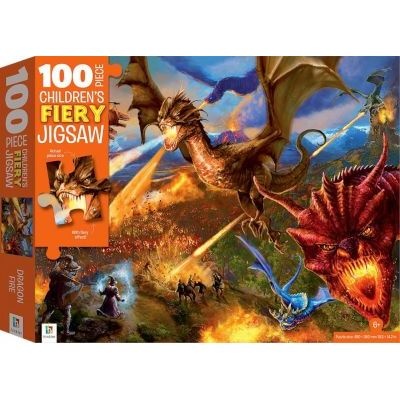 Photo of Hinkler Books 100-Piece Children's Jigsaw with Treatments: Dragons