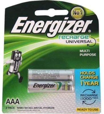 Photo of Energizer Recharge NH12BP2 Universal NiMH AAA 700mAh Battery