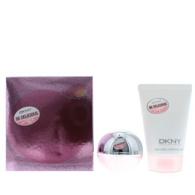 DKNY Be Delicious Fresh Blossom Gift Set Eau de Parfum Body Lotion Parallel Import