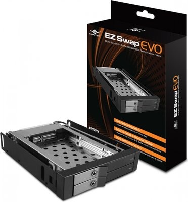Photo of Vantec EZ Swap EVO Dual-Bay 2.5" SATA SSD/HDD Removable Rack