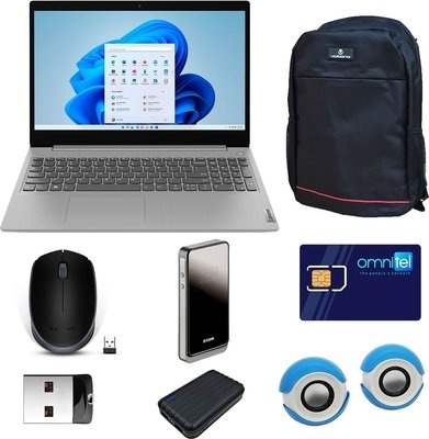 Photo of Lenovo Notebook Worker/Mobile Internet Special Bundle - Ideapad 14" Celeron Notebook Omnitel Data SIM D-Link 3G Mobile
