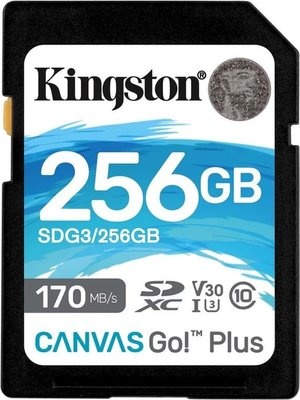 Photo of Kingston Technology Canvas Go! Plus 256GB SD UHS-I Class 10 256GB UHS-I U3 V30 A2 exFAT