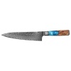 Lifespace Premium 8" Chef Knife with Resin Handle & Full Tang Damascus Blade Photo