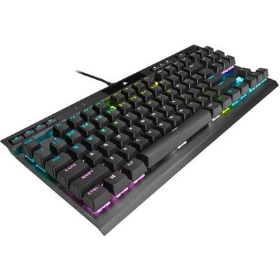 Photo of Corsair K70 RGB TKL keyboard USB QWERTY US English Black