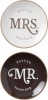 Christian Art Gifts Inc Mr. & Mrs. Trinket Tray Set Photo