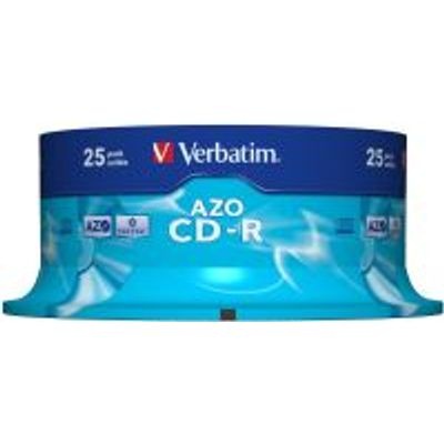 Photo of Verbatim Crystal AZO 52x CR-R 25 Pack on Spindle