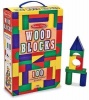 Melissa Doug Melissa & Doug Classic Toys - 100 Wood Blocks Set Photo