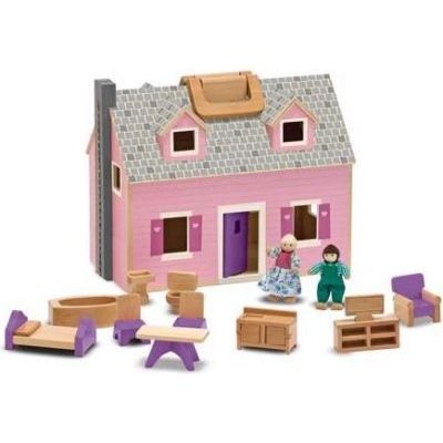 Photo of Melissa Doug Melissa & Doug Doll Houses And Accessories - Fold and Go Mini Dolls House