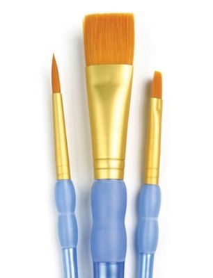 Photo of Royal Brush Golden Taklon Variety Brush Set