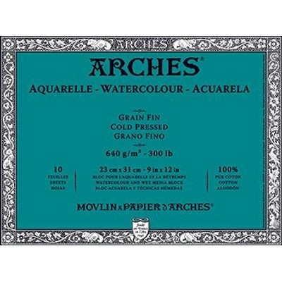 Photo of Arches Aquarelle Heavyweight Block NOT Pressed