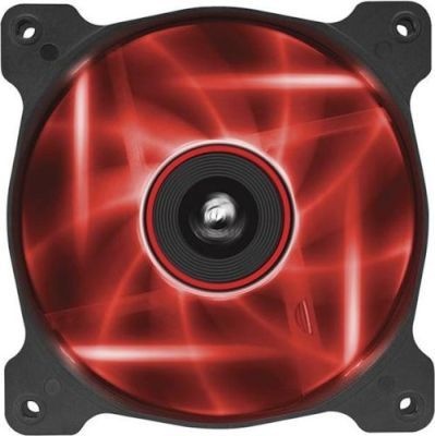 Photo of Corsair AF120 Quiet Fan with Red LED and Rubber Corners for Noise Reduction