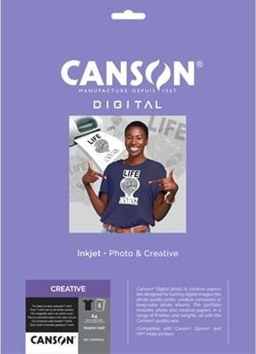Photo of Canson A4 Creative T-Shirt Transfer - Black