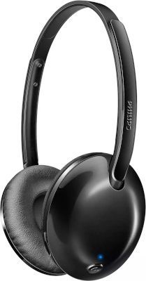 Photo of Philips SHB4405BK On-Ear Wireless Headphones with Mic