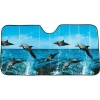 MOTOquip Moto-Quip Aluminium Sunshade with Dolphin Picture Photo