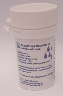 Photo of Be Safe Paramedical Water Purification Tablets