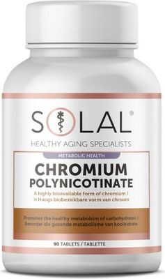 Photo of Solal Chromium Polynicotinate for Normalising Glucose and Metabolic Health