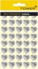 Tower Hearts Stickers - Silver Photo